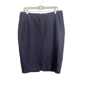 Boden Women's Size US 12 Black A Line Pencil Skirt Slit